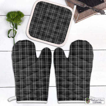 Clergy Grey Tartan Combo Oven Mitt & Pot-Holder