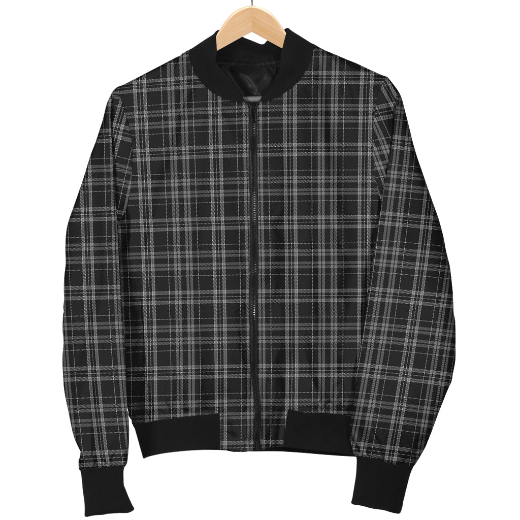 clergy-grey-tartan-bomber-jacket