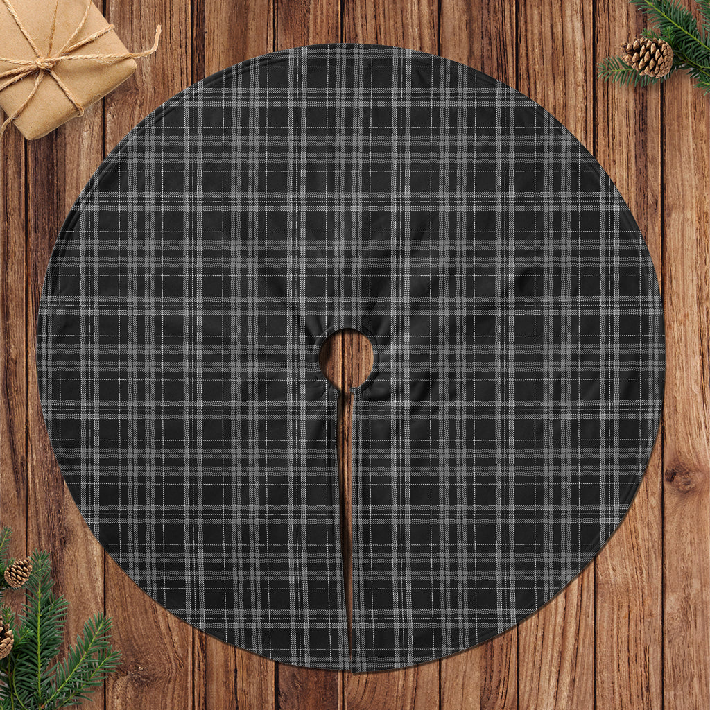 Clergy Grey Tartan Christmas Tree Skirt - Tartanvibesclothing