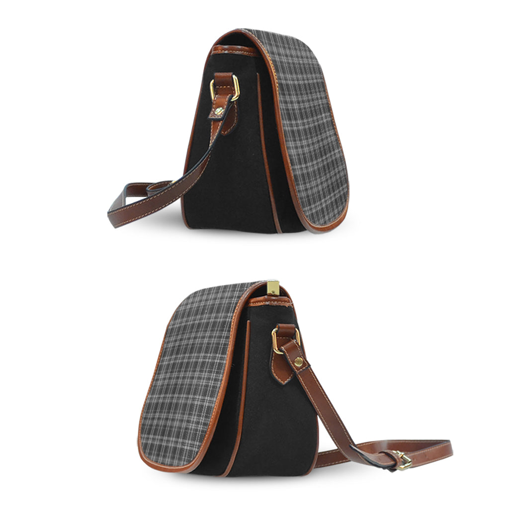 Clergy Grey Tartan Saddle Bag - Tartan Vibes Clothing