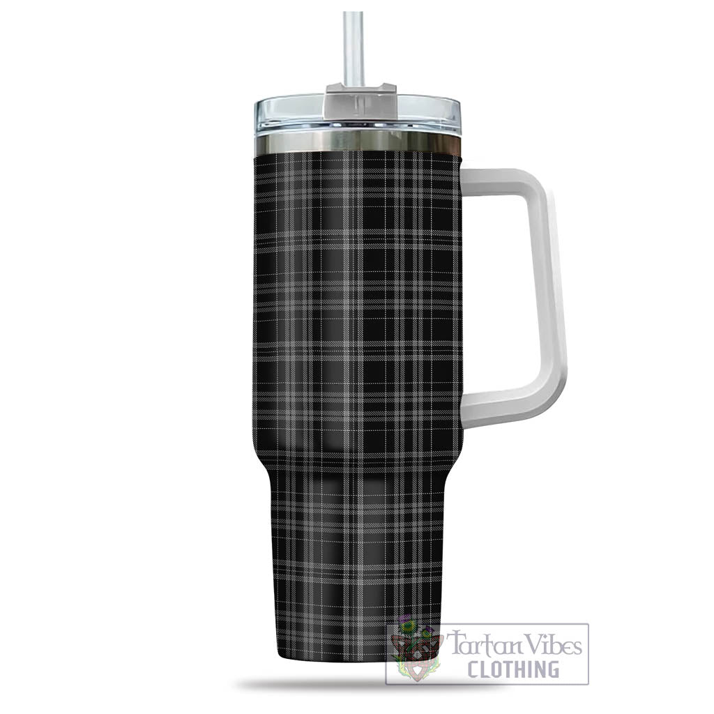 Tartan Vibes Clothing Clergy Grey Tartan Tumbler with Handle