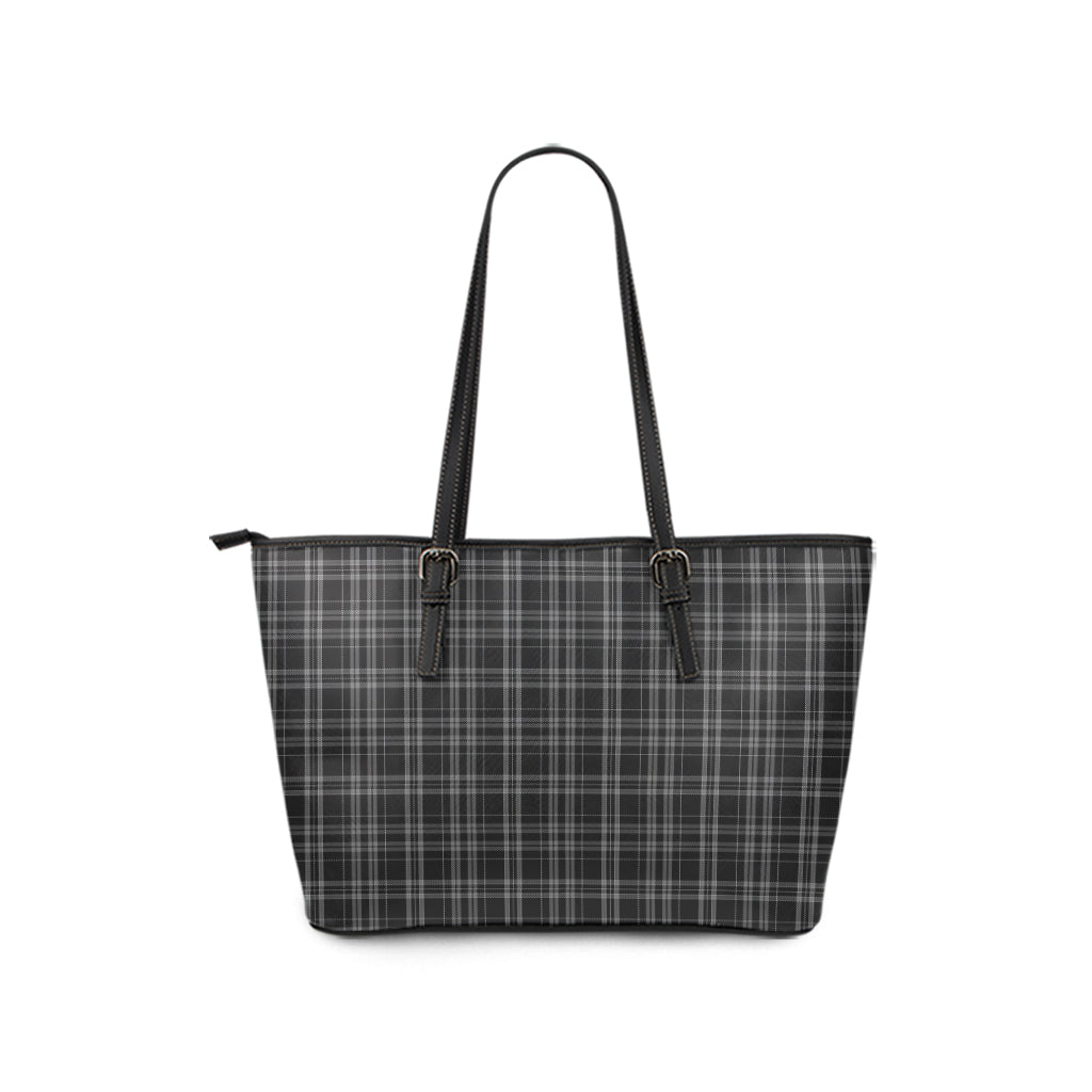 clergy-grey-tartan-leather-tote-bag