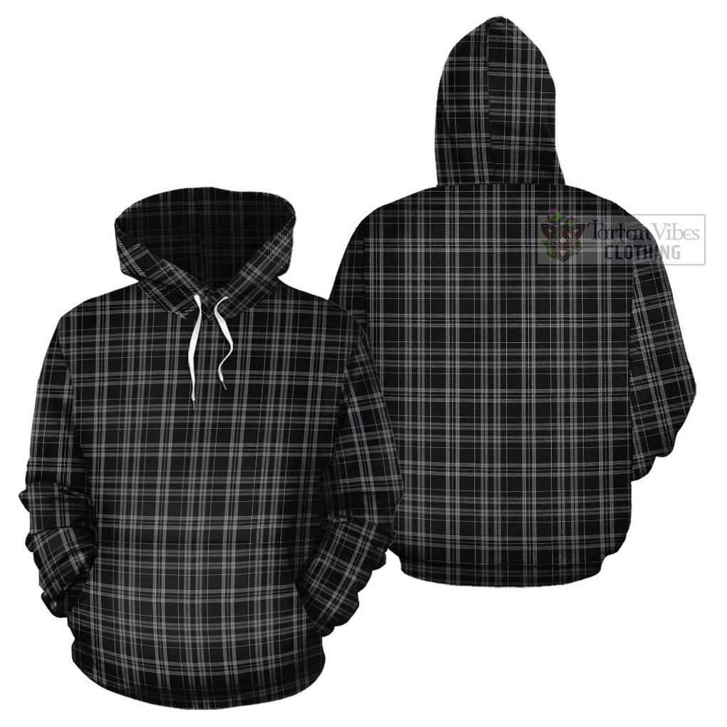 Clergy Grey Tartan Cotton Hoodie Pullover Hoodie - Tartan Vibes Clothing