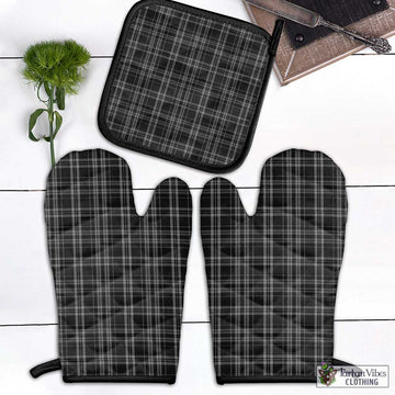 Clergy Grey Tartan Combo Oven Mitt & Pot-Holder