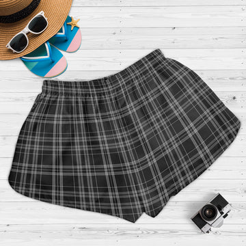 Clergy Grey Tartan Womens Shorts