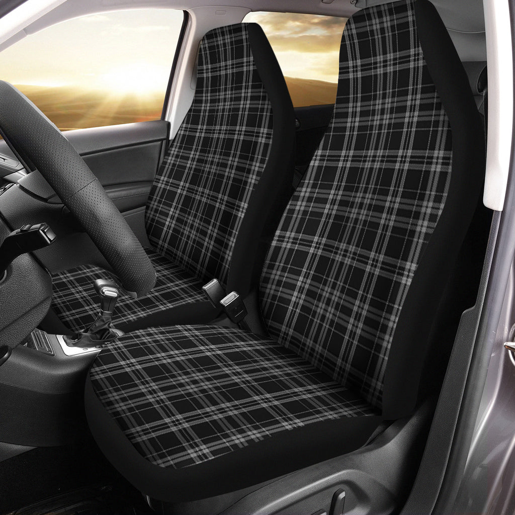 Clergy Grey Tartan Car Seat Cover - Tartanvibesclothing