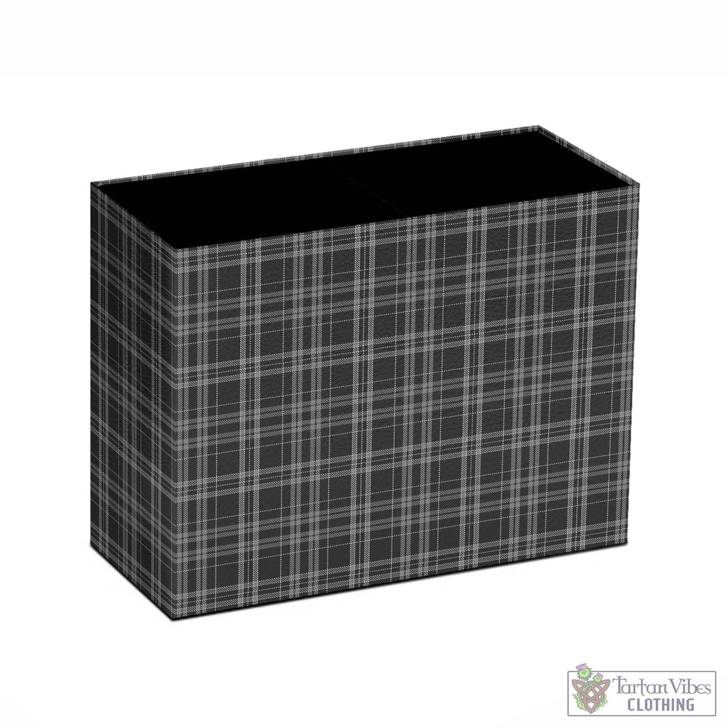 Tartan Vibes Clothing Clergy Grey Tartan Pen Holder