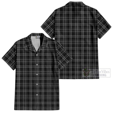 Clergy Grey Tartan Cotton Hawaiian Shirt