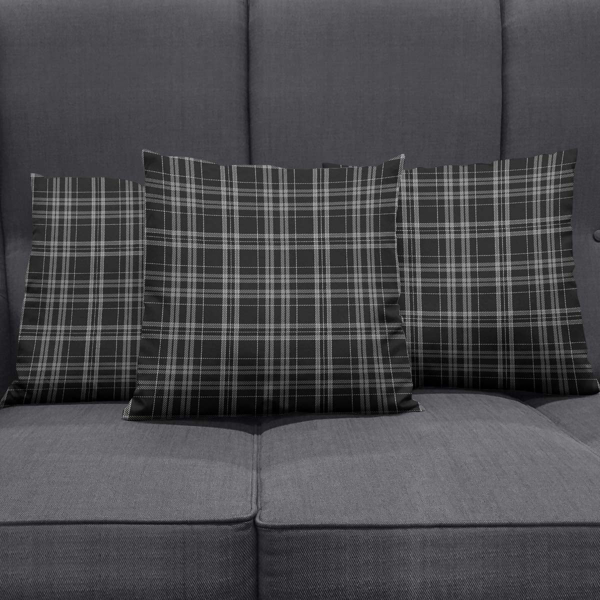 Clergy Grey Tartan Pillow Cover - Tartanvibesclothing