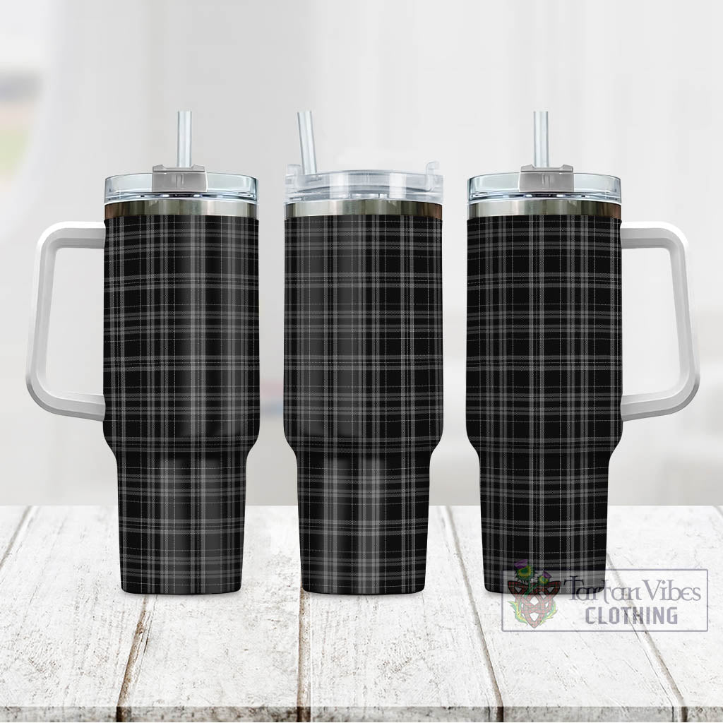 Tartan Vibes Clothing Clergy Grey Tartan Tumbler with Handle