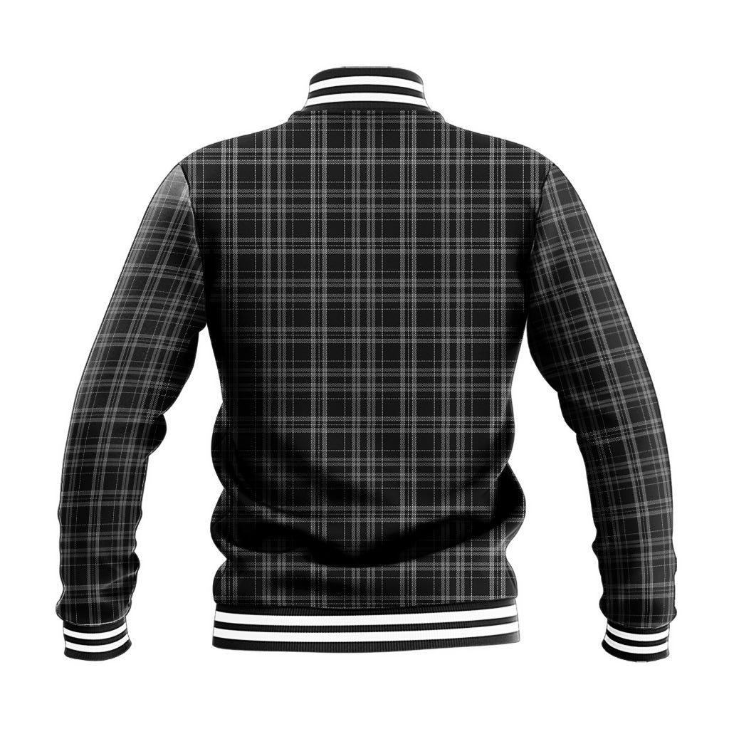 Clergy Grey Tartan Baseball Jacket - Tartan Vibes Clothing