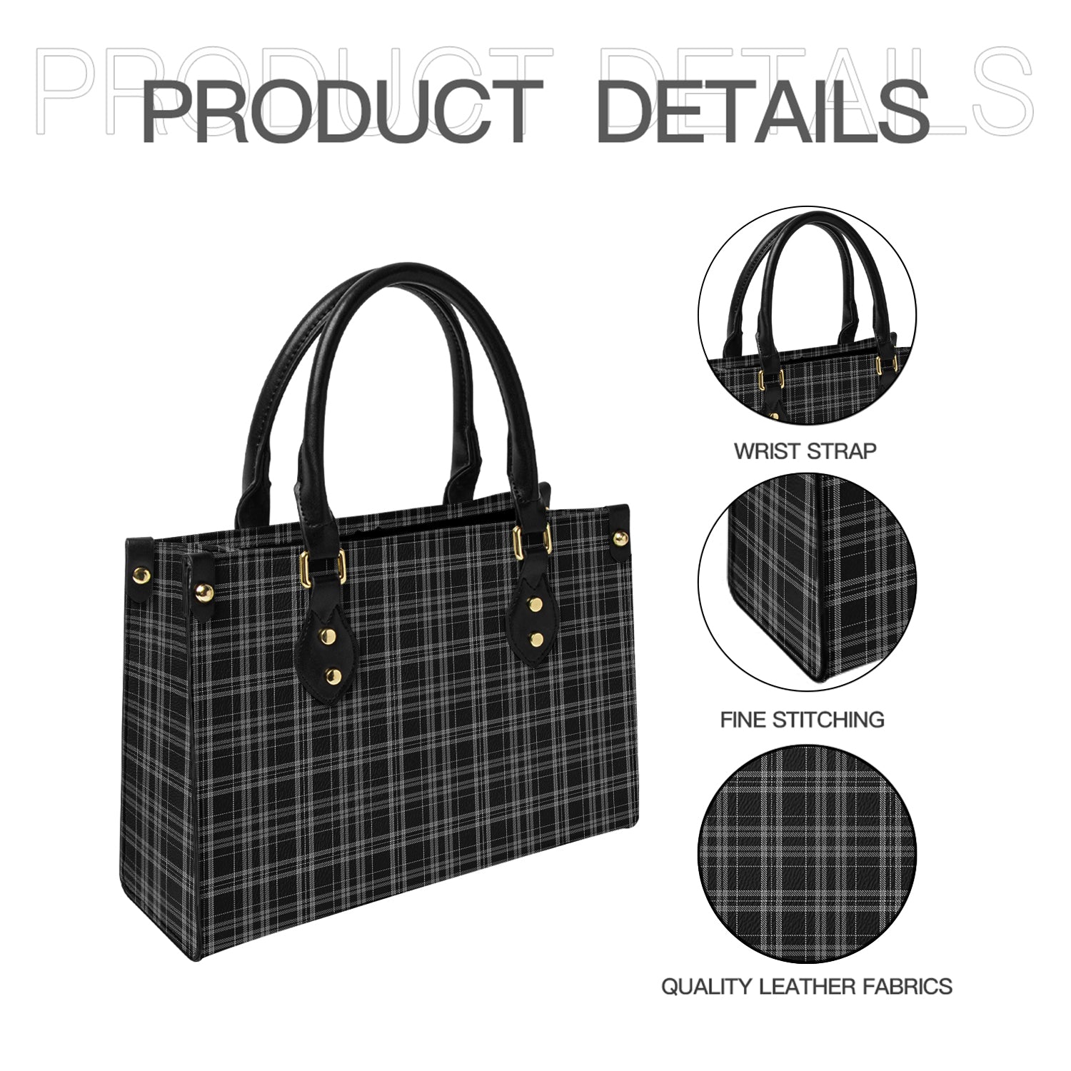 clergy-grey-tartan-leather-bag