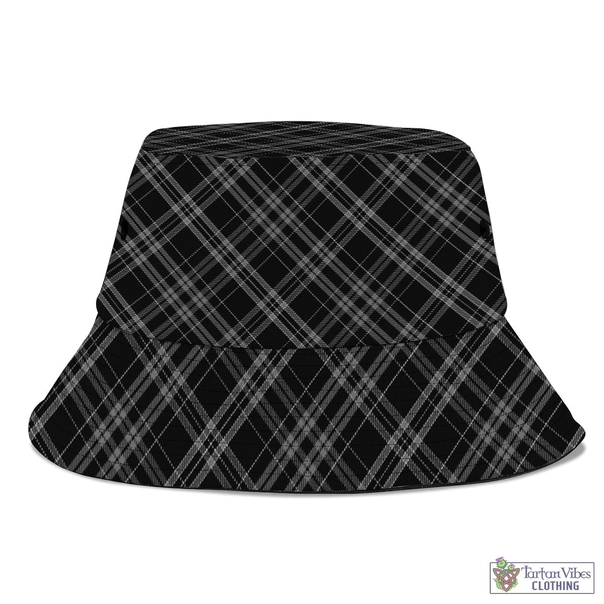 Tartan Vibes Clothing Clergy Grey Tartan Bucket Hat