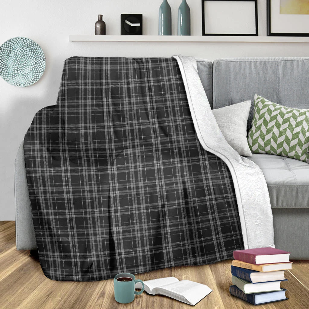 Clergy Grey Tartan Blanket - Tartan Vibes Clothing