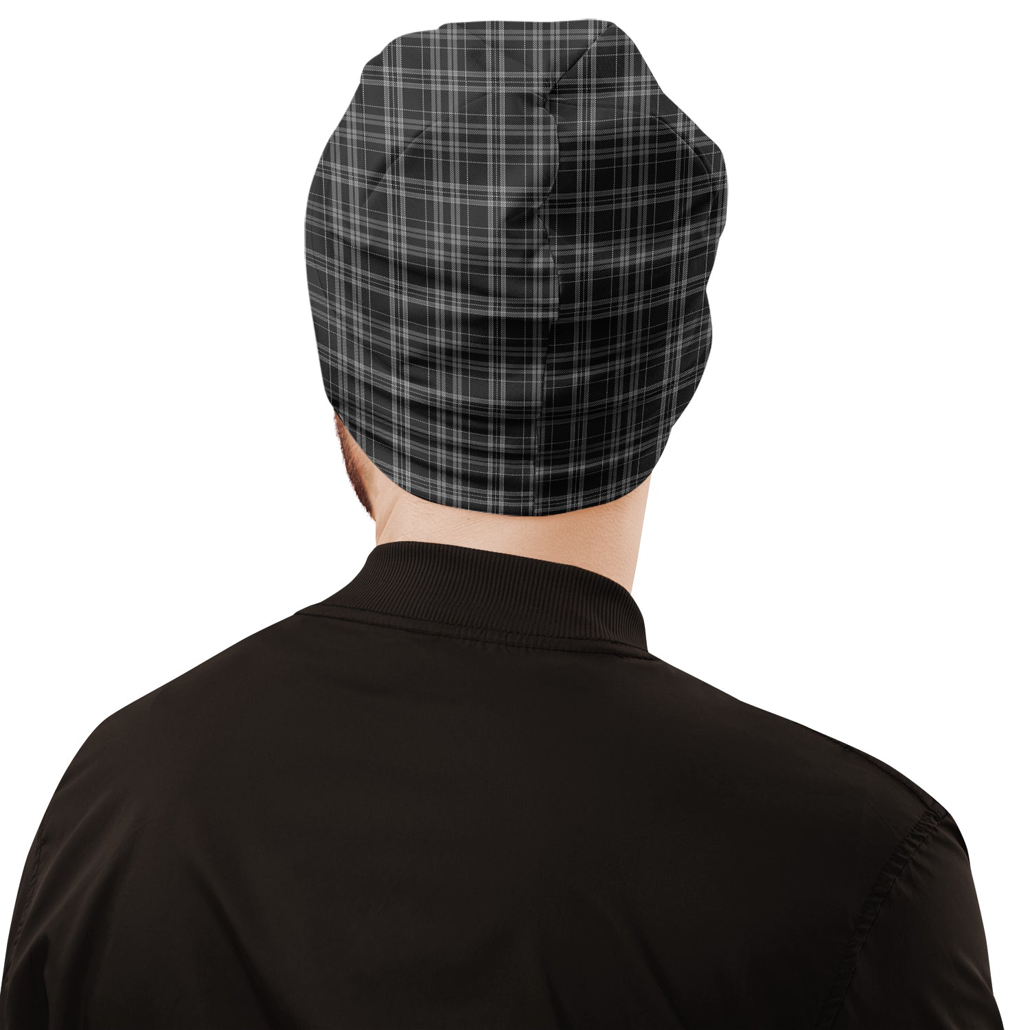 Clergy Grey Tartan Beanies Hat - Tartan Vibes Clothing