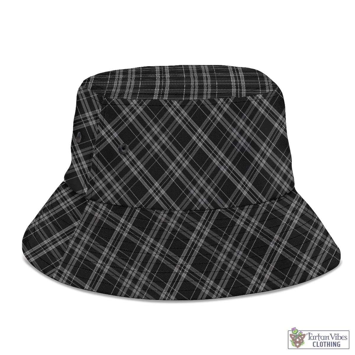 Tartan Vibes Clothing Clergy Grey Tartan Bucket Hat