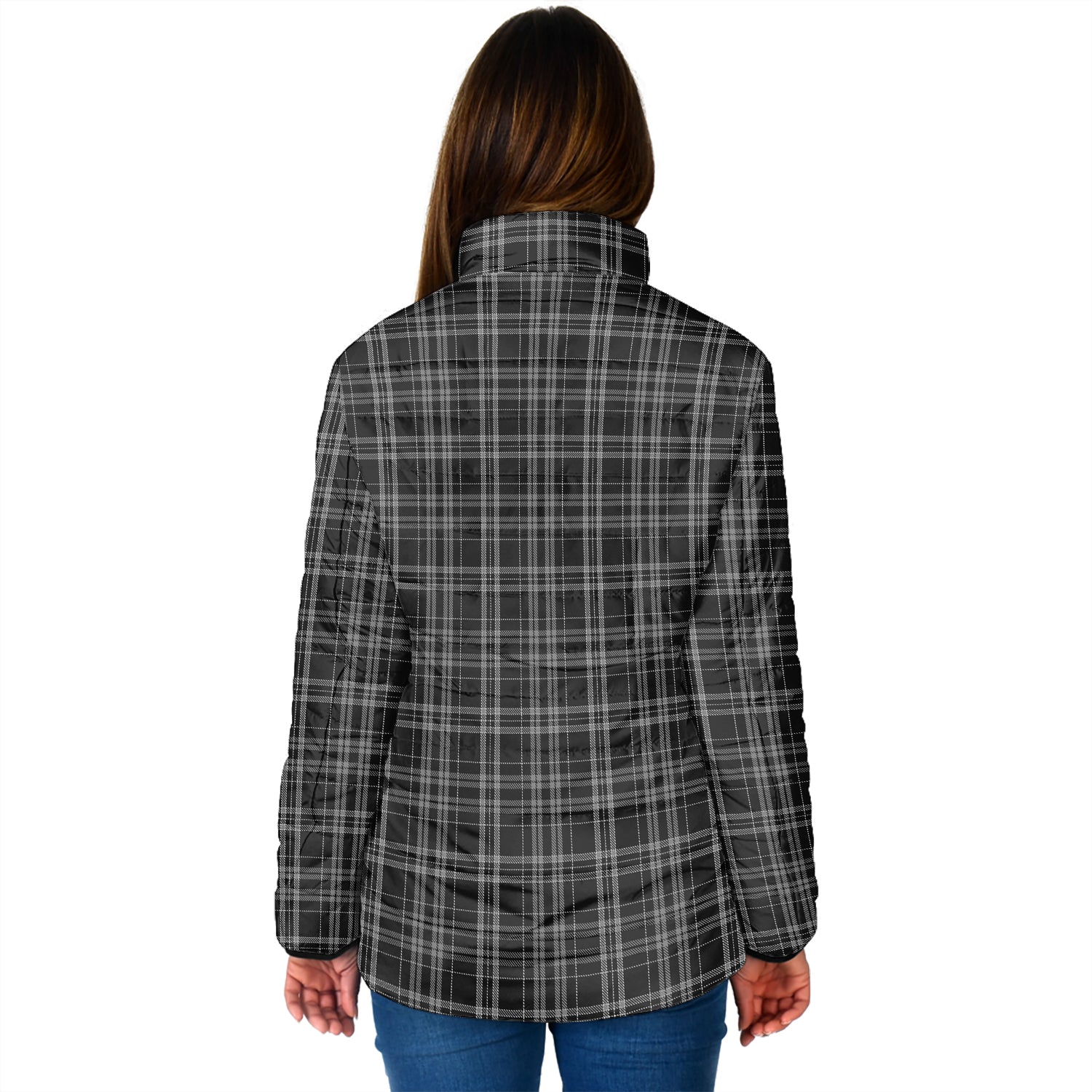 Clergy Grey Tartan Padded Jacket - Tartan Vibes Clothing