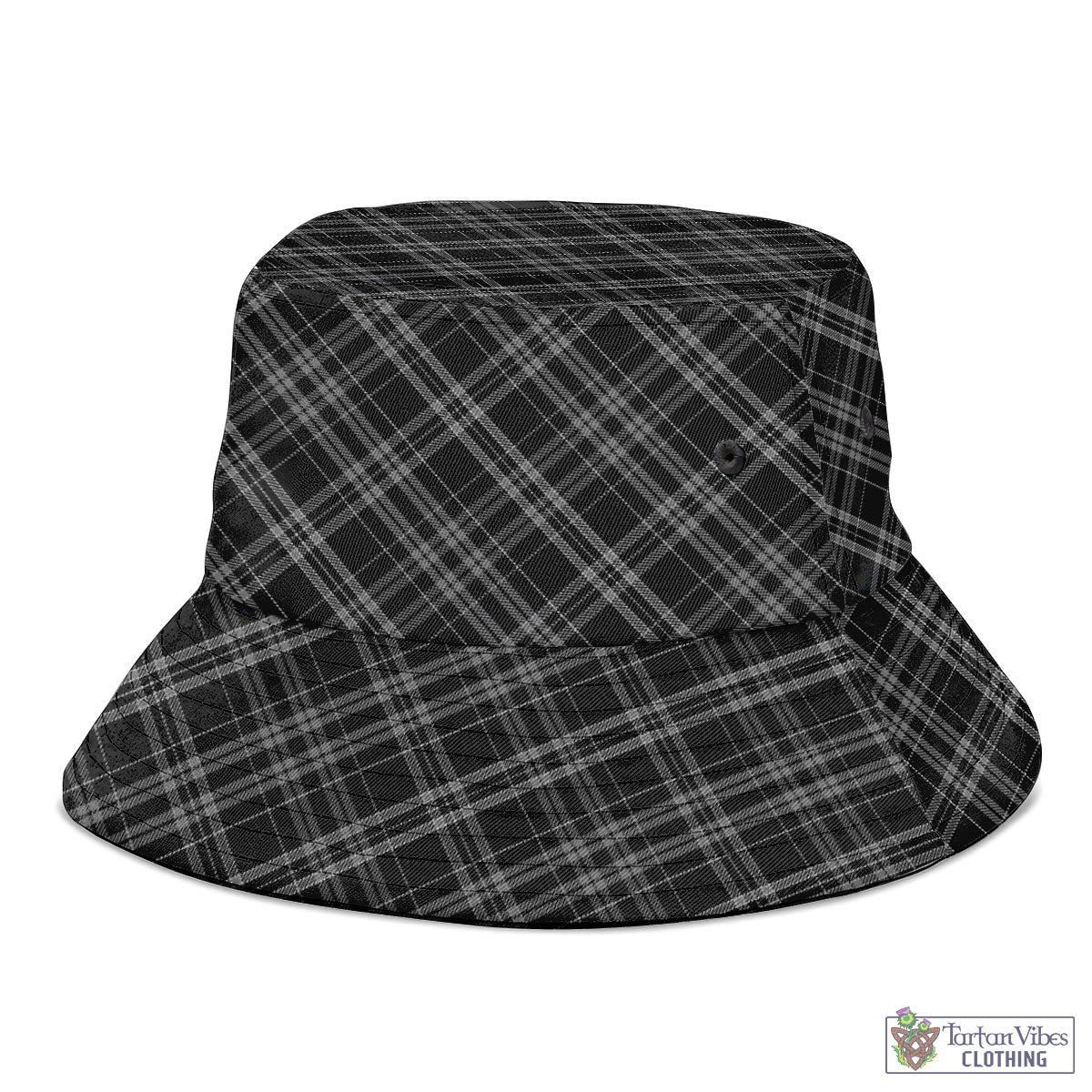 Tartan Vibes Clothing Clergy Grey Tartan Bucket Hat