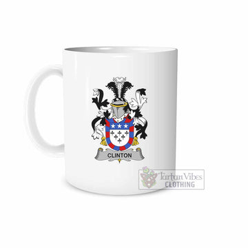 Clinton Irish Clan Coat of Arms Ceramic Mug