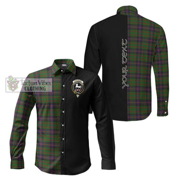 Cochrane Tartan Long Sleeve Button Shirt with Family Crest and Half Of Me Style