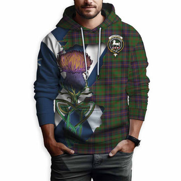 Cochrane Tartan Family Crest Hoodie Scottish Thistle Celtic Inspired Pullover Hoodie - Tartan Vibes Clothing