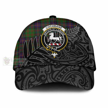 Cochrane Tartan Classic Cap with New Zealand Silver Fern Half Style