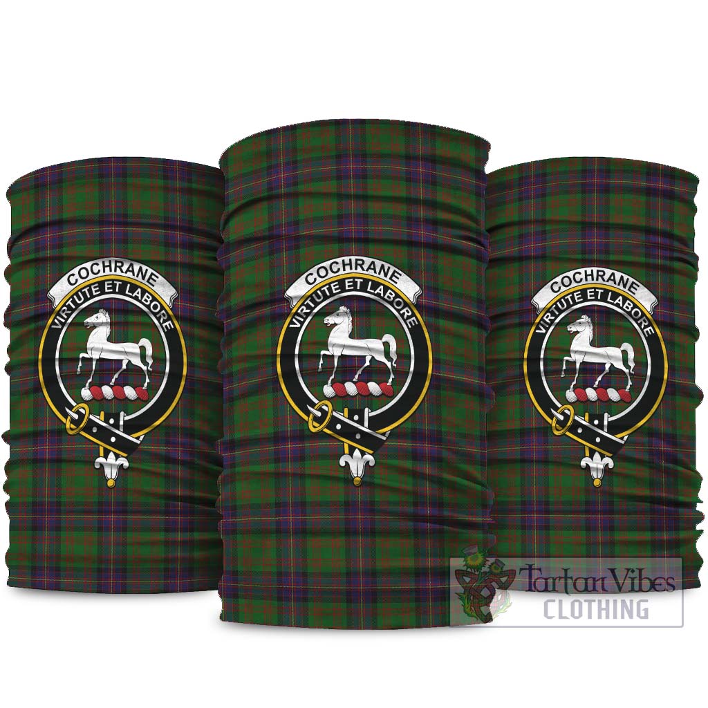 Cochrane Tartan Neck Gaiters, Tartan Bandanas, Tartan Head Band with Family Crest