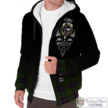 Cochrane Tartan Sherpa Hoodie Featuring Alba Gu Brath Family Crest Celtic Inspired