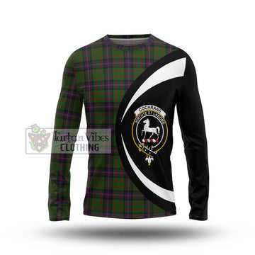 Cochrane Tartan Long Sleeve T-Shirt with Family Crest Circle Style