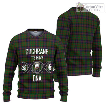 Cochrane Tartan Ugly Sweater with Family Crest DNA In Me Style