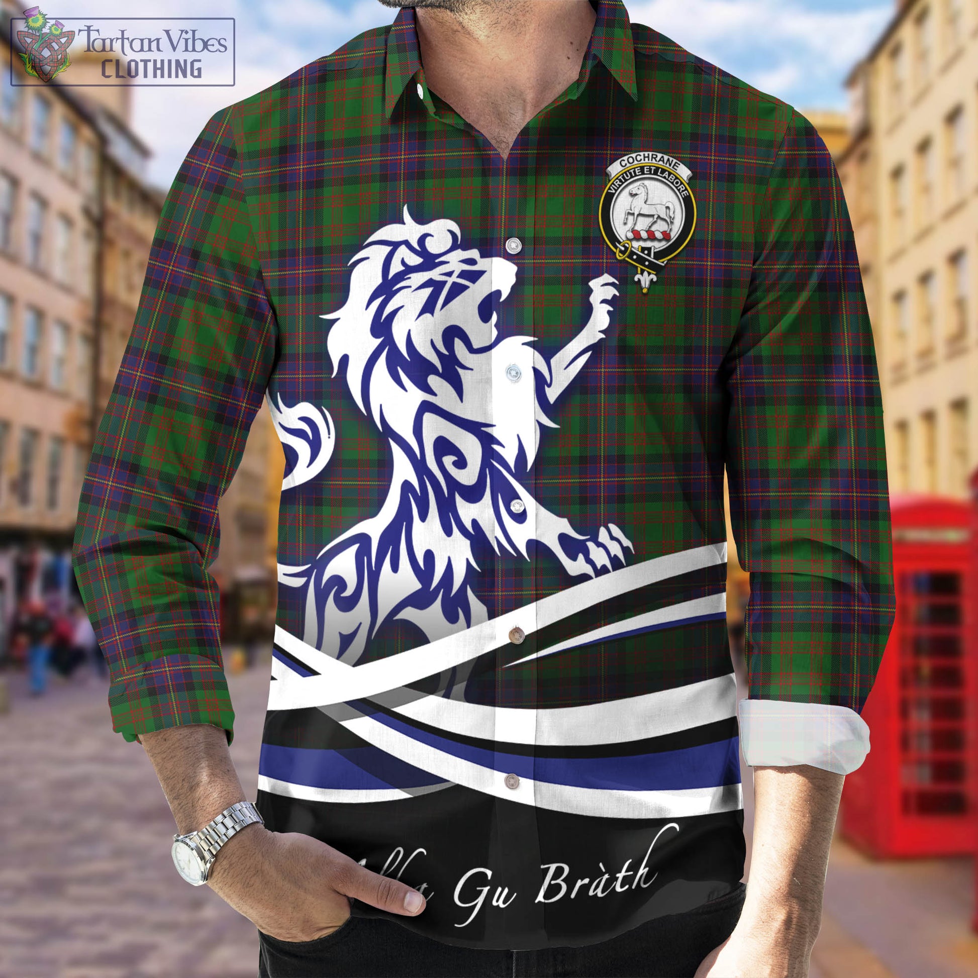 cochrane-tartan-long-sleeve-button-up-shirt-with-alba-gu-brath-regal-lion-emblem