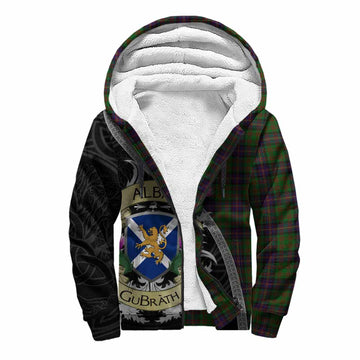 Cochrane Tartan Family Crest Sherpa Hoodie Lion Rampant Royal Thistle Shield Celtic Inspired Unisex S - Tartan Vibes Clothing