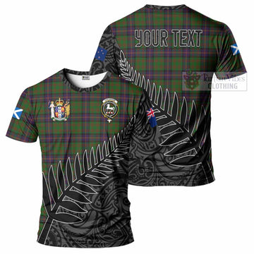 Cochrane Crest Tartan T-Shirt with New Zealand Silver Fern Half Style