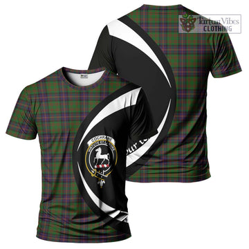 Cochrane Tartan T-Shirt with Family Crest Circle Style