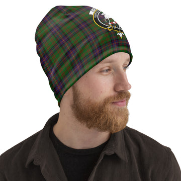 Cochrane Tartan Beanies Hat with Family Crest