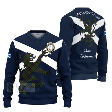 Cochrane Tartan Lion Rampant Ugly Sweater Proudly Display Your Heritage with Alba Gu Brath and Clan Name