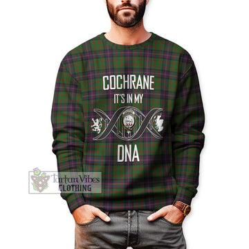 Cochrane Tartan Sweatshirt with Family Crest DNA In Me Style