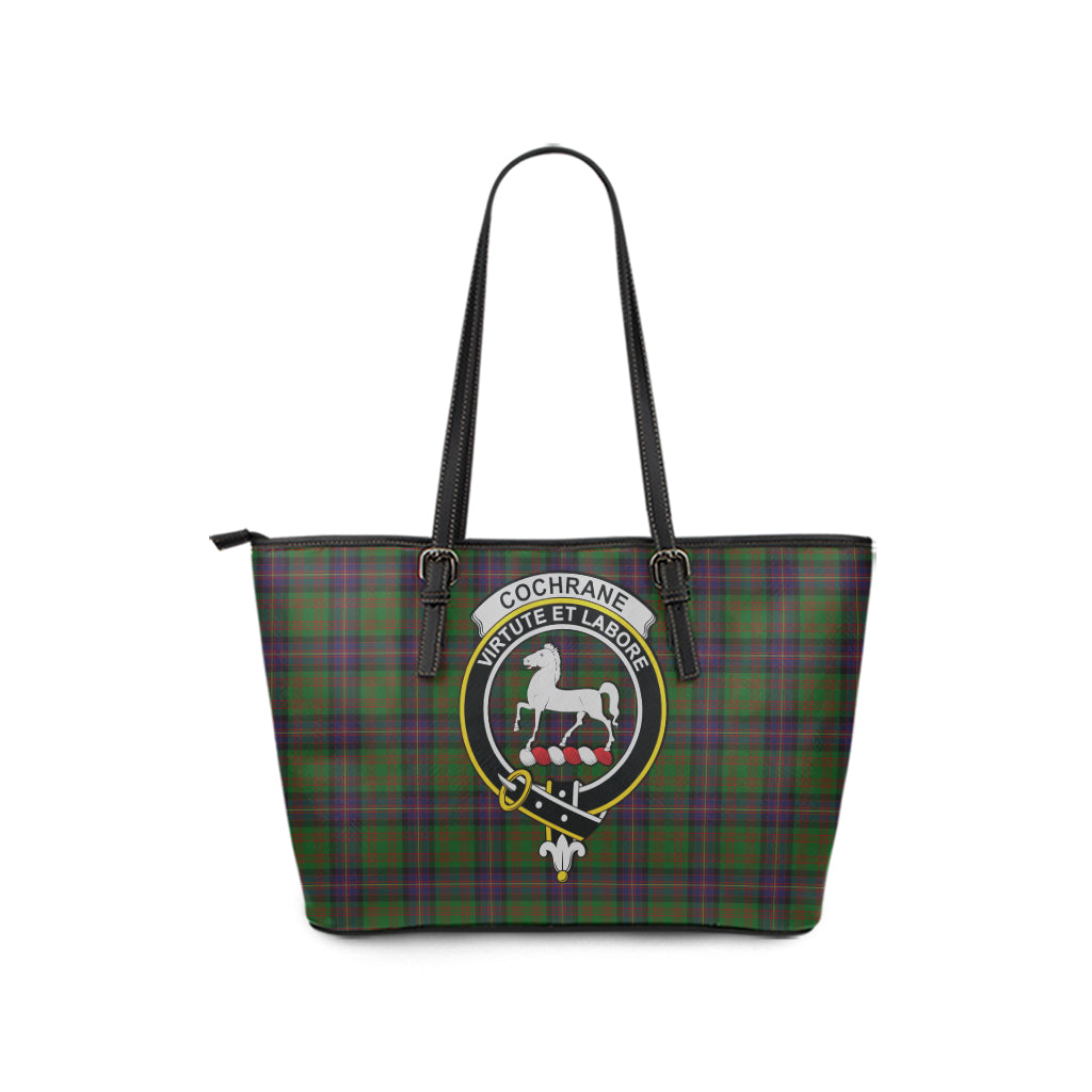 cochrane-tartan-leather-tote-bag-with-family-crest