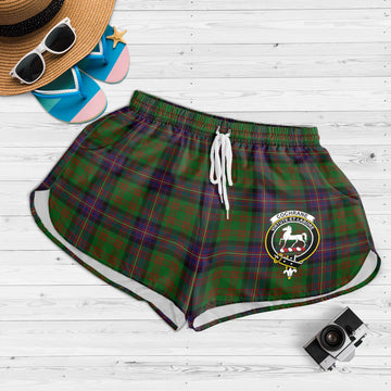 Cochrane Tartan Womens Shorts with Family Crest