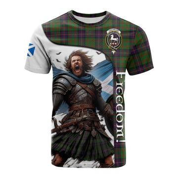 Cochrane Crest Tartan Cotton T-shirt Inspired by the Freedom of Scottish Warrior