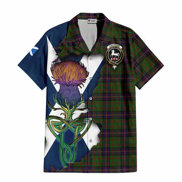 Cochrane Tartan Family Crest Hawaiian Shirt Scottish Thistle Celtic Inspired Kid - Tartan Vibes Clothing