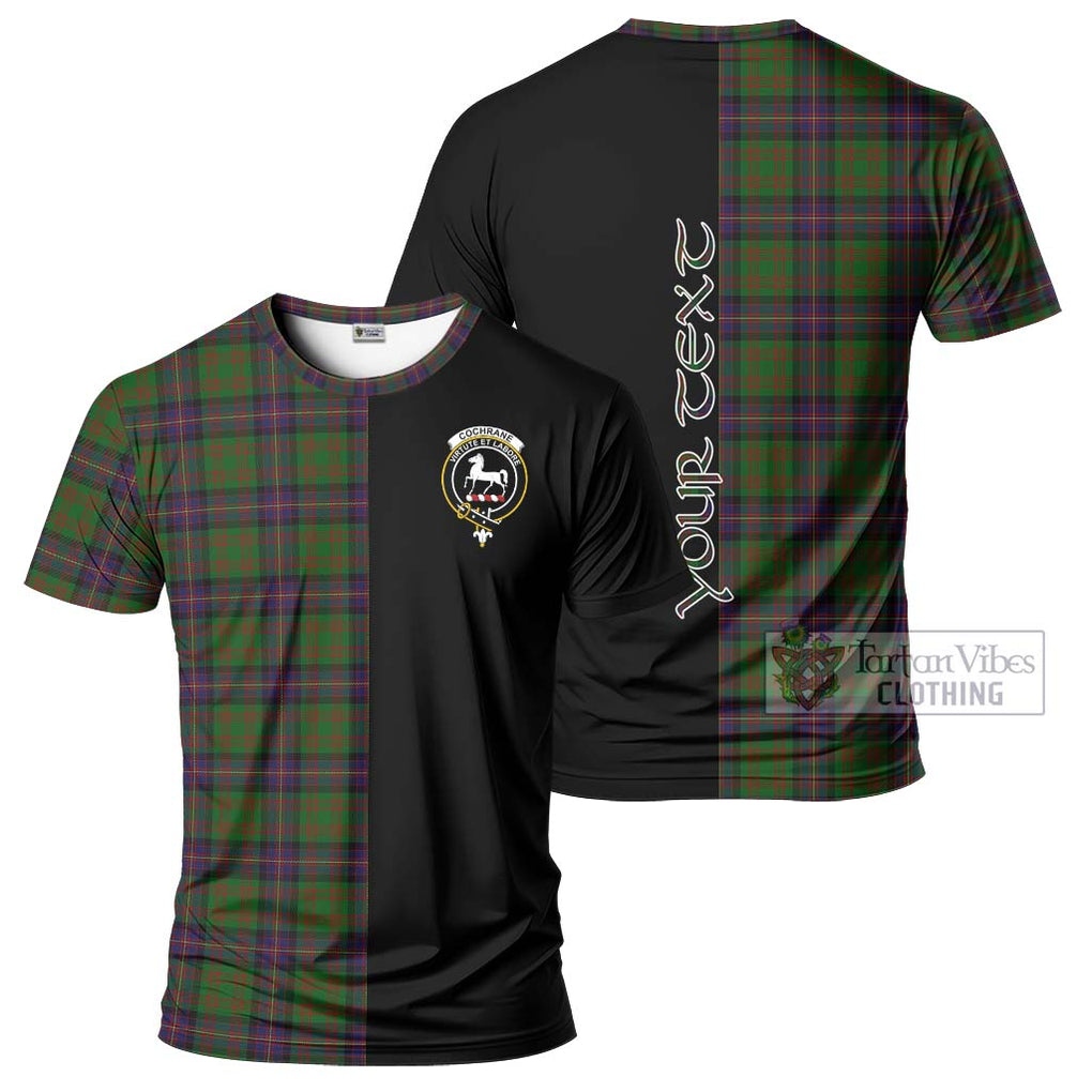 Cochrane Tartan T-Shirt with Family Crest and Half Of Me Style Kid's Shirt - Tartanvibesclothing Shop