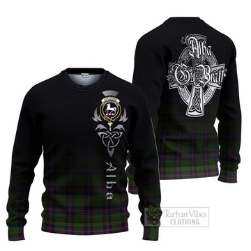 Cochrane Tartan Ugly Sweater Featuring Alba Gu Brath Family Crest Celtic Inspired