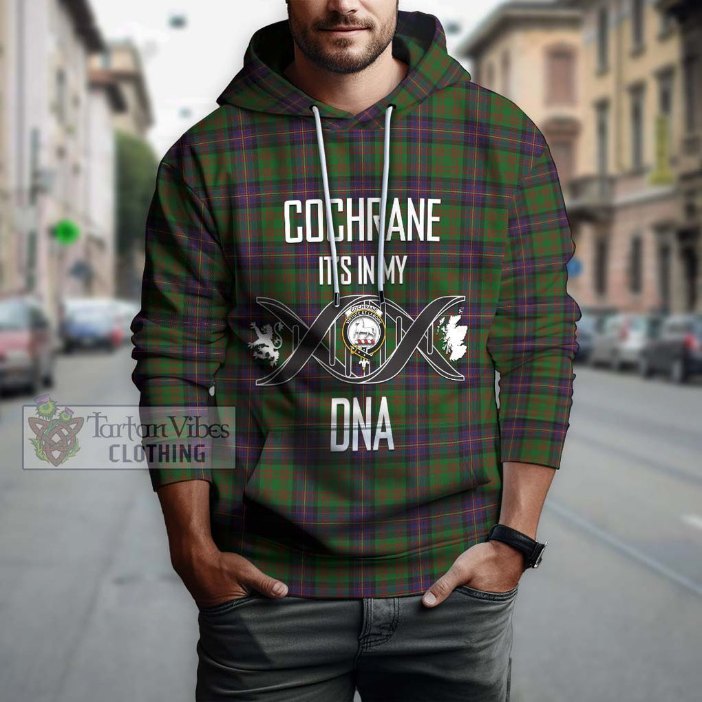 Cochrane Tartan Hoodie with Family Crest DNA In Me Style Pullover Hoodie - Tartanvibesclothing Shop