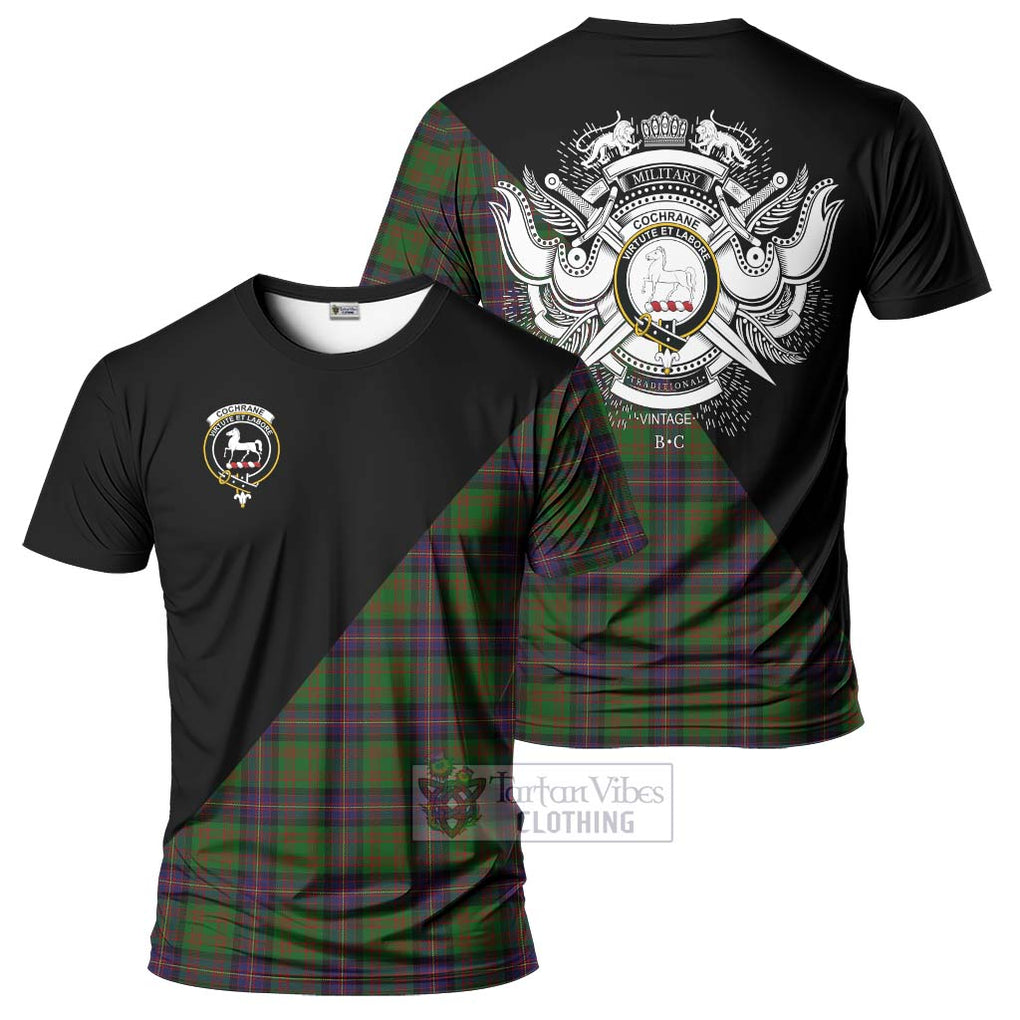 Cochrane Tartan T-Shirt with Family Crest and Military Logo Style Kid's Shirt - Tartanvibesclothing Shop