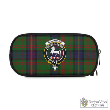 Cochrane Tartan Pen and Pencil Case with Family Crest