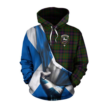 Cochrane Tartan Cotton Hoodie with Family Crest Scotland Patriotic Style Pullover Hoodie XS - Tartan Vibes Clothing