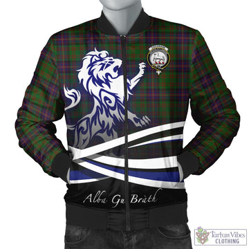 Cochrane Tartan Bomber Jacket with Alba Gu Brath Regal Lion Emblem