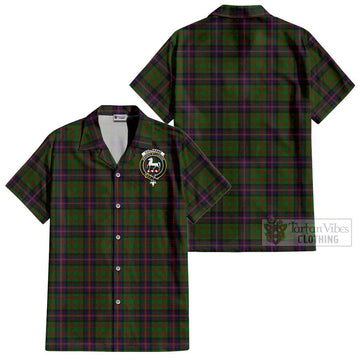 Cochrane Tartan Cotton Hawaiian Shirt with Family Crest