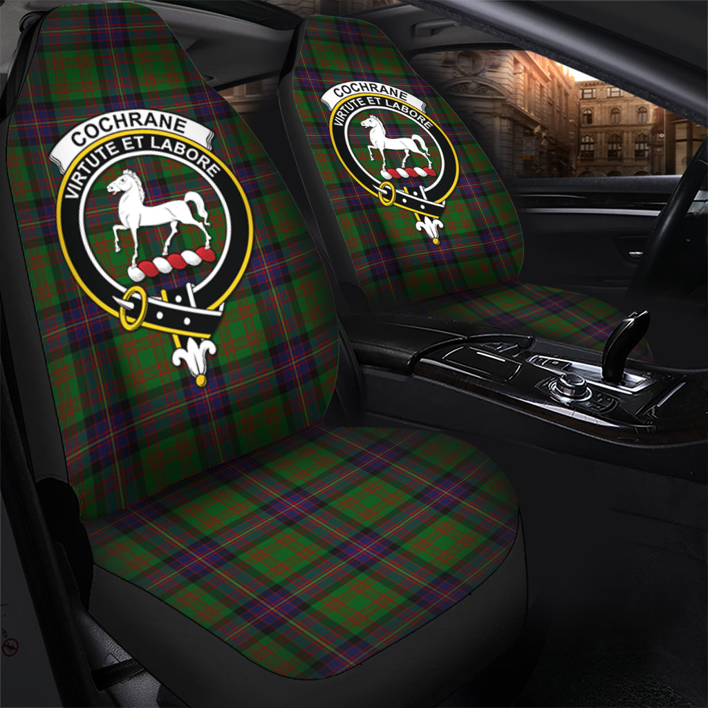 Cochrane Tartan Car Seat Cover with Family Crest - Tartanvibesclothing